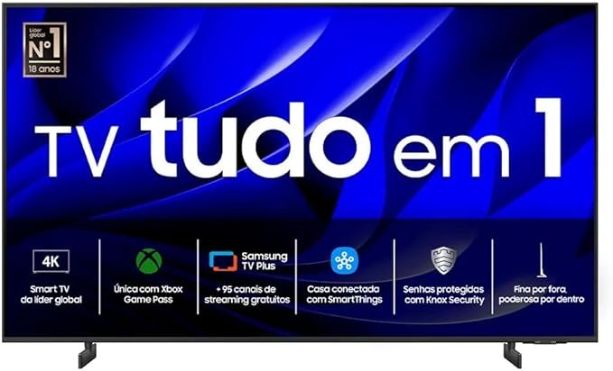 Smart TV 65” Crystal 65DU8000 UHD 4K 2024 Samsung Cinza Titan