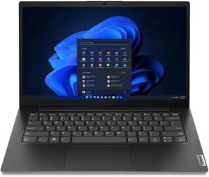 Notebook Lenovo V14 Amd R5 7520u 8gb 256gb Ssd W11 Pro Preto
