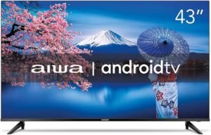 Smart TV AIWA 43” Android Full HD Borda Ultrafina HDR10 Do...
