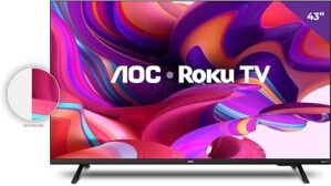 Smart Tv 43” Full Hd Com Roku Tv 43s5135/78g Aoc Cor P...