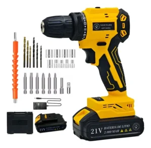 Parafusadeira Furadeira De Impacto Pro 21v A Bateria Bivolt