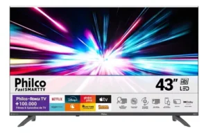 Smart Tv 43 Philco Led Roku Tv Dolby Audio Ptv43va4regb