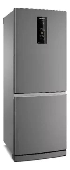 Geladeira Panasonic NR-BB64PV1XB Aço Escovado Inverse Frost...